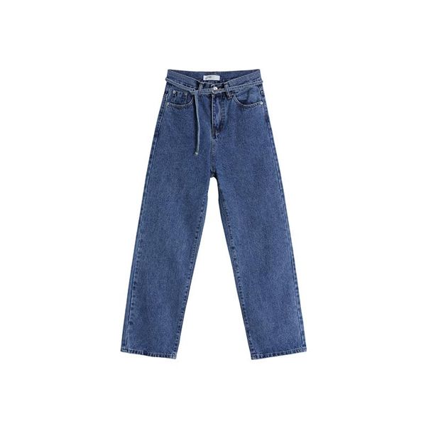 women's jeans high waist 2021 spring streetwear straight vintage casual y2k fashion baggy versatile femme denim pants, Blue
women's jeans high waist 2021 spring streetwear straight vintage casual y2k fashion baggy versatile femme denim pants, Blue