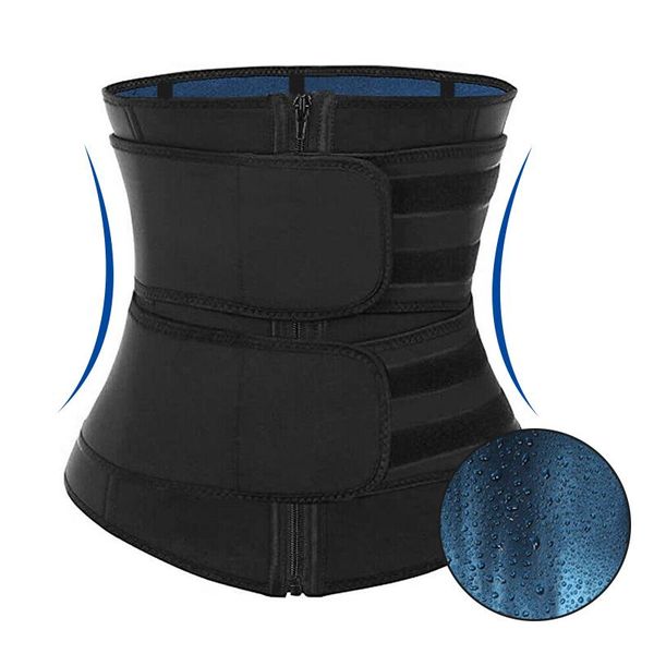 neoprene silver coating sweat sauna waist trainer belt adjustable workout body shaper with double strap zipper trimmer women men women', Black;white
neoprene silver coating sweat sauna waist trainer belt adjustable workout body shaper with double strap zipper trimmer women men women', Black;white