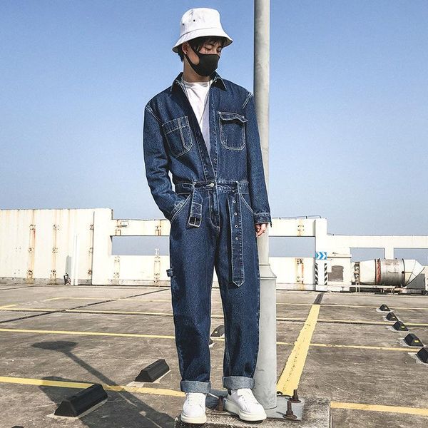 men's jeans men/women vintage dad jumpsuit pants&jackets ins american casual straight long denim coverall siamese trousers, Blue
men's jeans men/women vintage dad jumpsuit pants&jackets ins american casual straight long denim coverall siamese trousers, Blue