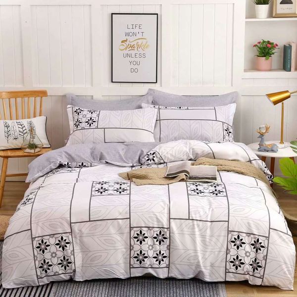 home textile four piece set of spring and summer bedding quilt cover printed water washed cotton small flower student dormitory bed sheet
home textile four piece set of spring and summer bedding quilt cover printed water washed cotton small flower student dormitory bed sheet