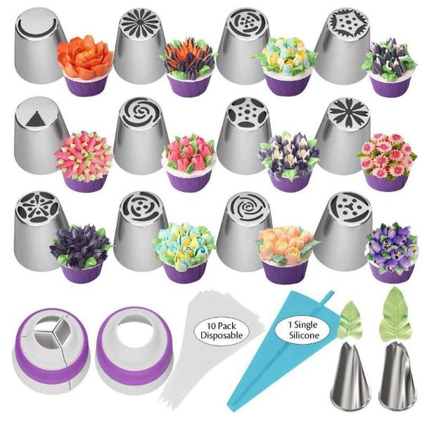 baking & pastry tools set of 27 sets russian laminating nozzle leaf one - piece bag
baking & pastry tools set of 27 sets russian laminating nozzle leaf one - piece bag