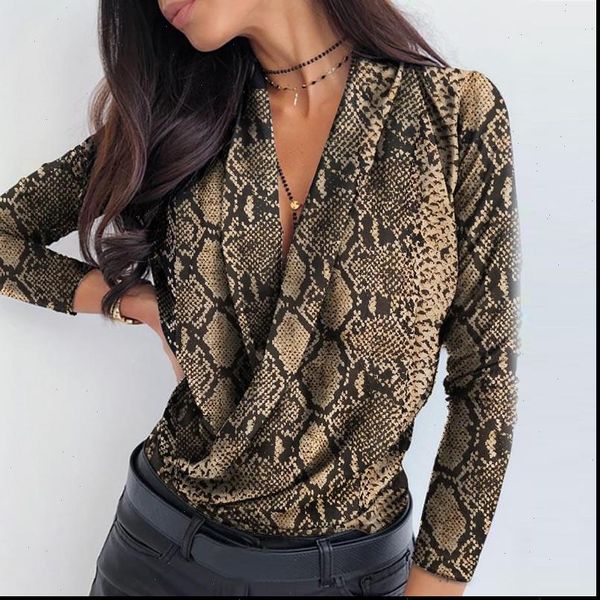 ol long sleeve women shirt deep v neck criss cross snake skin work business formal outwear fall, White
ol long sleeve women shirt deep v neck criss cross snake skin work business formal outwear fall, White