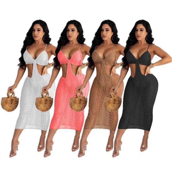 casual dresses spaghetti straps midi dress 2021 summer v-neck hollow out sheath elastic mid calf night club party vestidos, Black;gray
casual dresses spaghetti straps midi dress 2021 summer v-neck hollow out sheath elastic mid calf night club party vestidos, Black;gray