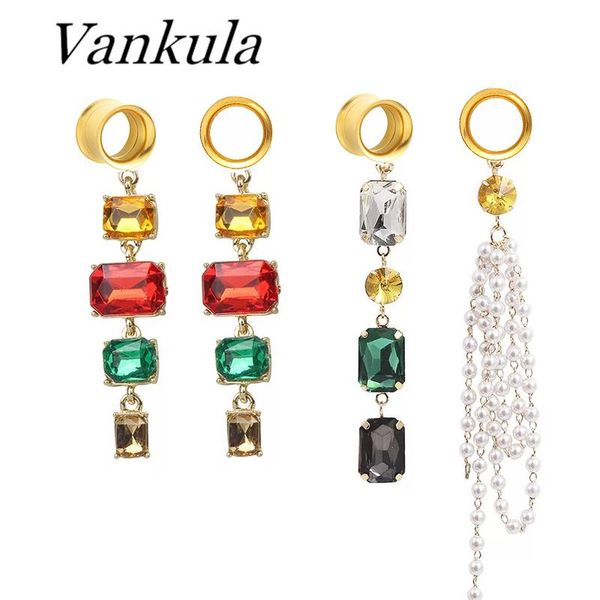 other vankula 2pcs dangle tunnels plugs stainless stell piercing oreja body jewelry expanders ear gauges stretchers for woman, Slivery;golden
other vankula 2pcs dangle tunnels plugs stainless stell piercing oreja body jewelry expanders ear gauges stretchers for woman, Slivery;golden