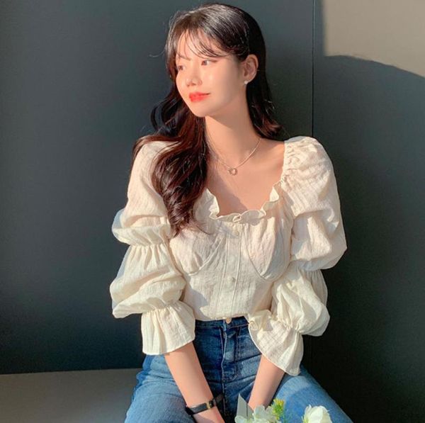 summer white streetwear women gentle shirts 2021 o neck all match vintage loose est office lady blouses women's &
summer white streetwear women gentle shirts 2021 o neck all match vintage loose est office lady blouses women's &