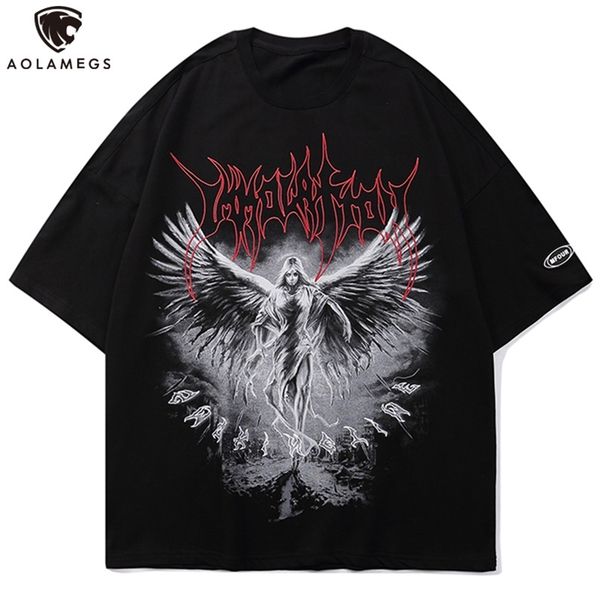 aolamegs men gothic punk style letter printed oversized t shirt 3 color optional tee high street hipster summer streetwear 210707, White;black
aolamegs men gothic punk style letter printed oversized t shirt 3 color optional tee high street hipster summer streetwear 210707, White;black