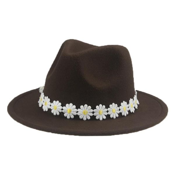 stingy brim hats fedoras women solid yellow black wide boy girls little daisy fashionable decoration sombreros de mujer, Blue;gray
stingy brim hats fedoras women solid yellow black wide boy girls little daisy fashionable decoration sombreros de mujer, Blue;gray