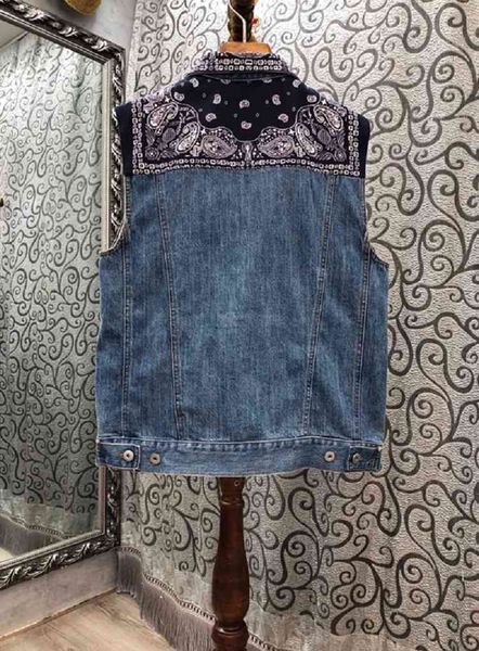 2021 autumn fashion denim coat women turn-down collar vintage print patchwork sleeveless casual vest coats ladies jeans jacket, Black;brown
2021 autumn fashion denim coat women turn-down collar vintage print patchwork sleeveless casual vest coats ladies jeans jacket, Black;brown