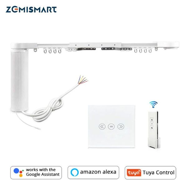 smart home control intelligent house motorized curtains with curtain track rod wall switch alexa google tuya app
smart home control intelligent house motorized curtains with curtain track rod wall switch alexa google tuya app