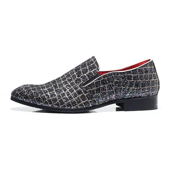 dress shoes 2021 men fashion formal business leather elegant sparkling pointed toe for wedding party slip-on big size, Black
dress shoes 2021 men fashion formal business leather elegant sparkling pointed toe for wedding party slip-on big size, Black