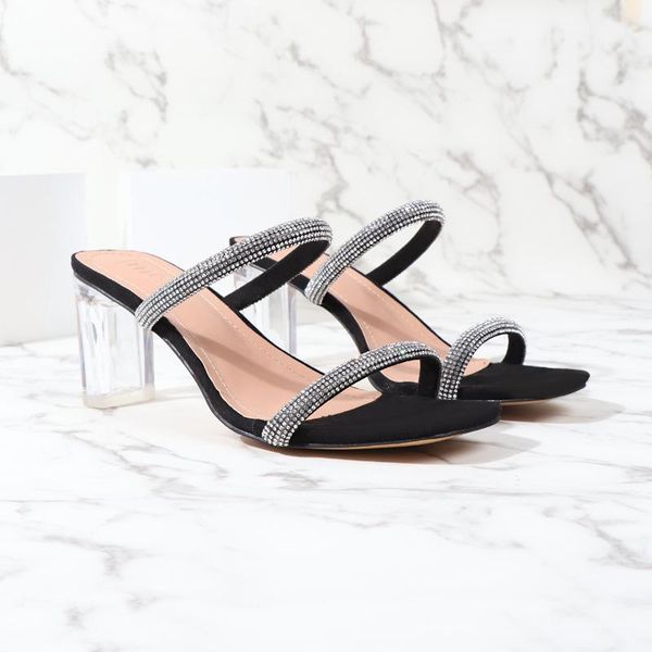 summer women crystal sandals female transparent heels slippers ladies fashion concise casual slides, Black
summer women crystal sandals female transparent heels slippers ladies fashion concise casual slides, Black