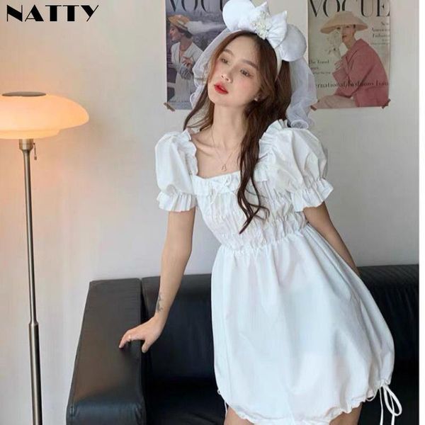 casual dresses fashion elegant bow white female mid dress summer birthday festival cute french romantic short puff sleeve women, Black;gray
casual dresses fashion elegant bow white female mid dress summer birthday festival cute french romantic short puff sleeve women, Black;gray