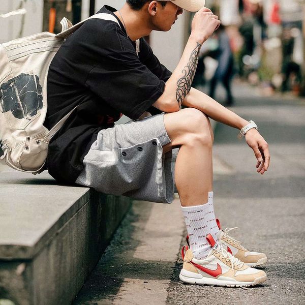 yichen 2020 summer loose black men's sports pants fashion brand grey casual, White;black
yichen 2020 summer loose black men's sports pants fashion brand grey casual, White;black