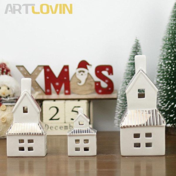decorative objects & figurines mini house miniature cream white ceramic gold plating home decoration ornament lighting nordic snow model
decorative objects & figurines mini house miniature cream white ceramic gold plating home decoration ornament lighting nordic snow model