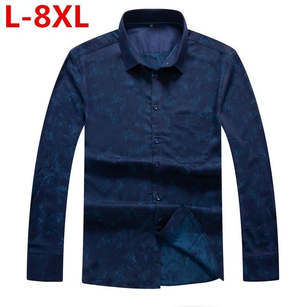plus size 8xl 7xl men shirt long sleeve fashion floral printing male shirts brand clothing casual man camisa masculina men's, White;black
plus size 8xl 7xl men shirt long sleeve fashion floral printing male shirts brand clothing casual man camisa masculina men's, White;black