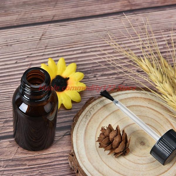 brown 15/20/30ml glass bottle essential oil container with brush cap empty frost nail polish storage bottles & jars
brown 15/20/30ml glass bottle essential oil container with brush cap empty frost nail polish storage bottles & jars