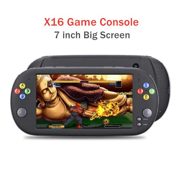 7.0 inch screen portable retro handheld gaming consoles tv-out support cps/gba/md/fc/gb/gbc or gamepad players game
7.0 inch screen portable retro handheld gaming consoles tv-out support cps/gba/md/fc/gb/gbc or gamepad players game