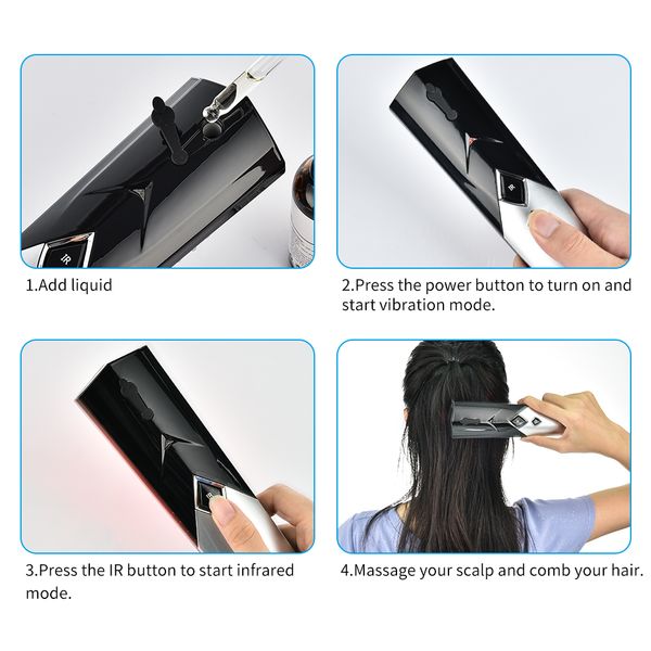 infrared massage comb magic vibration massager hair brush handheld electric hair comb hair growth care treatment brushperfections
infrared massage comb magic vibration massager hair brush handheld electric hair comb hair growth care treatment brushperfections