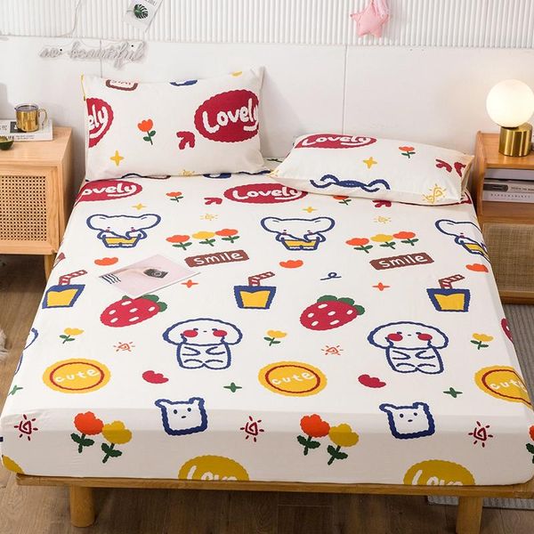 sheets & sets product 1pcs 100%cotton printed fitted sheet mattress cover four corners with elastic band bed sheet(no cases) 
sheets & sets product 1pcs 100%cotton printed fitted sheet mattress cover four corners with elastic band bed sheet(no cases)