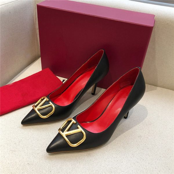 sandals luxury designer women pointed toe high heels pumps slip on office lady feetwear brand shoes zapatos de mujer dustbag, Black
sandals luxury designer women pointed toe high heels pumps slip on office lady feetwear brand shoes zapatos de mujer dustbag, Black