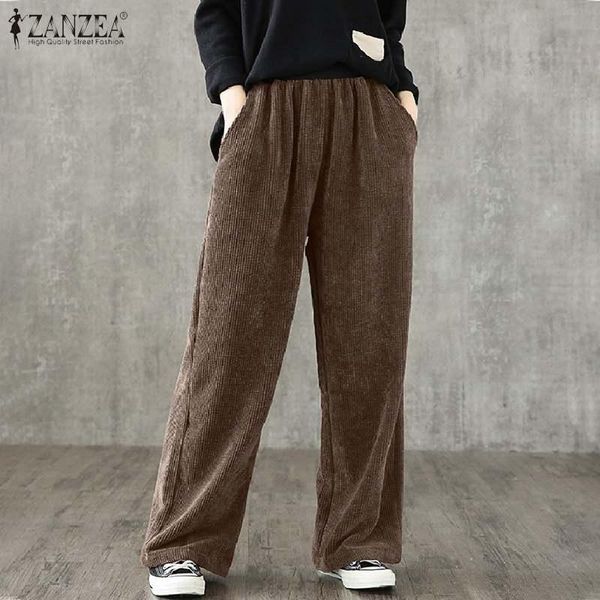 plus size women autumn trousers zanzea vintage elastic waist long corduroy pants solid wide leg palazzo casual harem pantalon 7 women's, Black;white
plus size women autumn trousers zanzea vintage elastic waist long corduroy pants solid wide leg palazzo casual harem pantalon 7 women's, Black;white