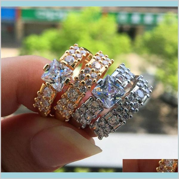 fashion men women ring yellow white gold plated sparling cz diamond ring set for men's women engagement wedding party bb9 kizok, Silver
fashion men women ring yellow white gold plated sparling cz diamond ring set for men's women engagement wedding party bb9 kizok, Silver