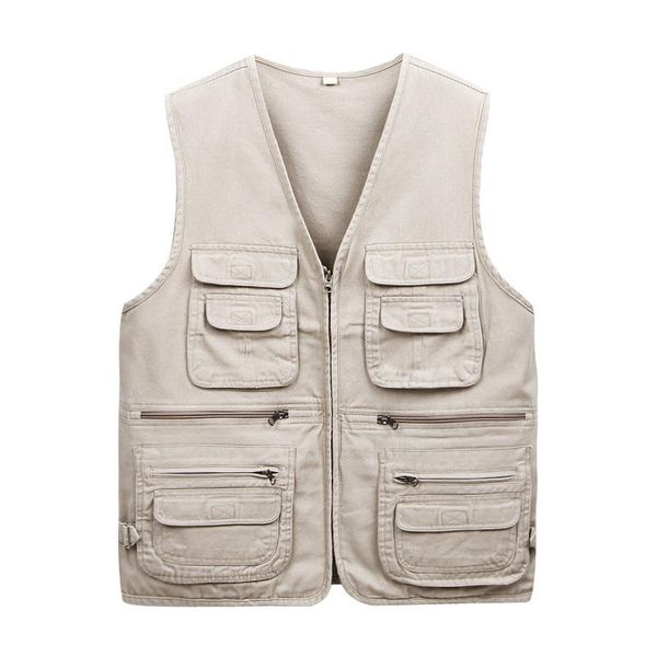 men's vests loose middle-aged vest multi-pocket cotton outside wearing man winter 2021 plus size men coat, Black;white
men's vests loose middle-aged vest multi-pocket cotton outside wearing man winter 2021 plus size men coat, Black;white
