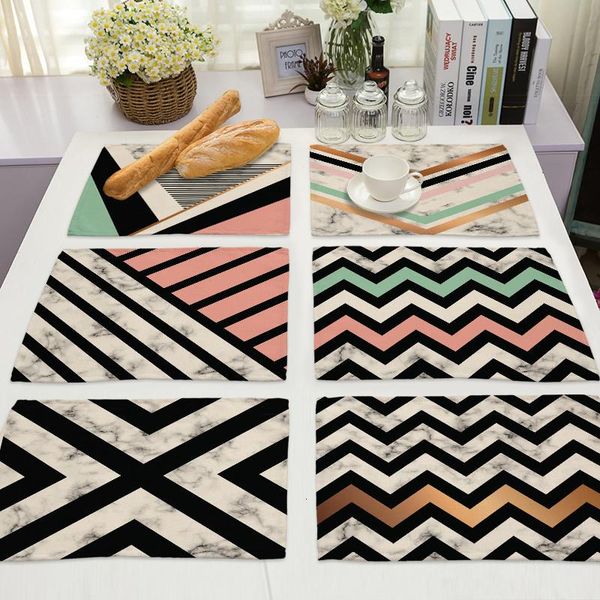 mats & pads 1pcs cotton linen colorful geometric pattern table kitchen placemat dining pad cup mat 42*32cm home decor mg0051
mats & pads 1pcs cotton linen colorful geometric pattern table kitchen placemat dining pad cup mat 42*32cm home decor mg0051