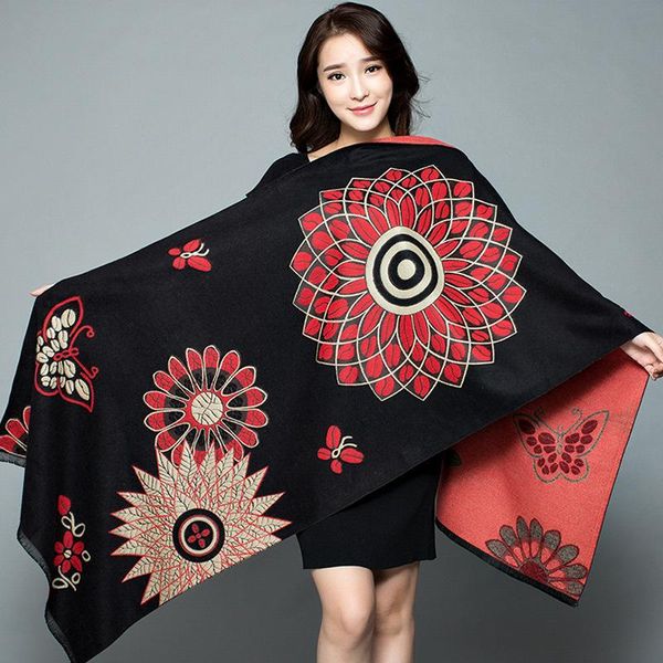 european american style feminine scarf autumn winter foulard jacquard imitation cashmere elegant cape neckerchief ladies scarves, Blue;gray
european american style feminine scarf autumn winter foulard jacquard imitation cashmere elegant cape neckerchief ladies scarves, Blue;gray