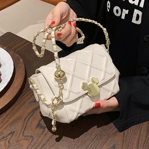 evening bags luxury chain pu leather crossbody bag 2021 fashion small shoulder travel square