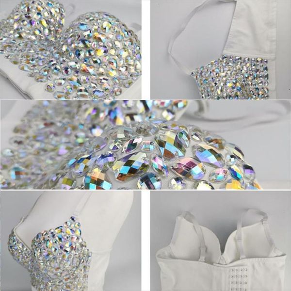 ab colored rhinestone bustier womens tank crop spaghetti strap push up corset vest 50jb, White
ab colored rhinestone bustier womens tank crop spaghetti strap push up corset vest 50jb, White