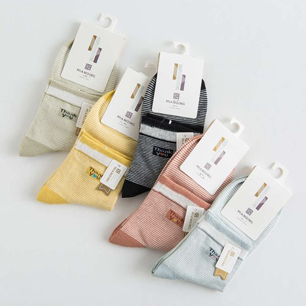 autumn winter color stripe long cotton sweat absorbing, Black;white
autumn winter color stripe long cotton sweat absorbing, Black;white