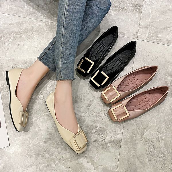 casual chaussure femme woman flats rubber shoes comfortable soft ladies office party square head zapatos de mujer 2021 0227, Black
casual chaussure femme woman flats rubber shoes comfortable soft ladies office party square head zapatos de mujer 2021 0227, Black