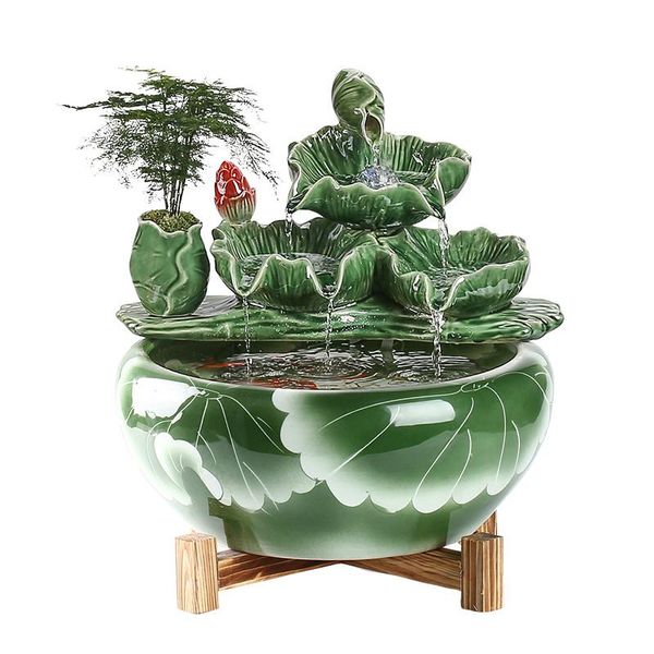 decorative objects & figurines chinese style water fountain office living room ceramics fish tank home gift opening gifts fortune decoration
decorative objects & figurines chinese style water fountain office living room ceramics fish tank home gift opening gifts fortune decoration