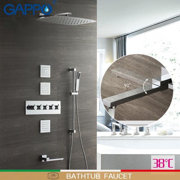 gappo shower faucets rainfall shower bath waterfall heads bathtub faucet set system concealed mixer
gappo shower faucets rainfall shower bath waterfall heads bathtub faucet set system concealed mixer
