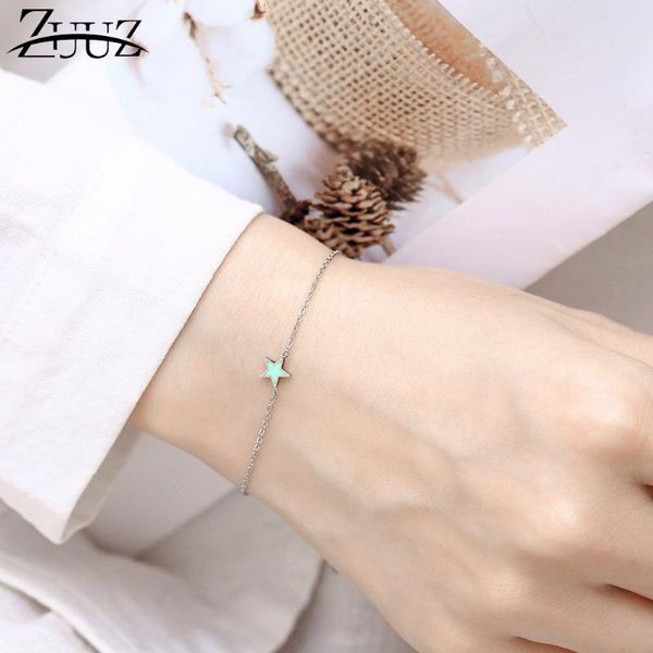 link, chain zuuz star heart bracelets bangles stainless steel for women female femme accessories jewelry link silver friendship charms, Black
link, chain zuuz star heart bracelets bangles stainless steel for women female femme accessories jewelry link silver friendship charms, Black