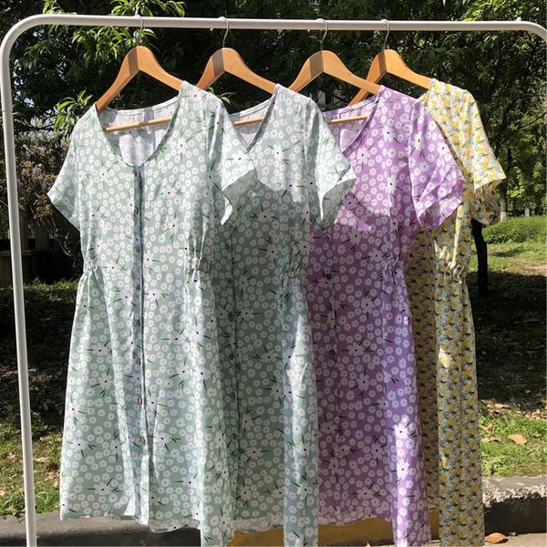 casual dresses women's dress 2021summer printed single-breasted v-neck ladies sweet refreshing style mini high waist, Black;gray
casual dresses women's dress 2021summer printed single-breasted v-neck ladies sweet refreshing style mini high waist, Black;gray