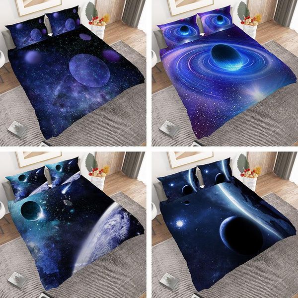 bedding sets home textiles 3d universe starry sky digital printing duvet cover set full 2/3 piece quilt with pillowcase
bedding sets home textiles 3d universe starry sky digital printing duvet cover set full 2/3 piece quilt with pillowcase