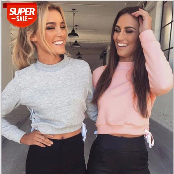 2018autumn winter women slit lacing pullover jumper hoody solid long sleeve crop blouse sweatshirt ropa mujer plus size #eq6u, Black
2018autumn winter women slit lacing pullover jumper hoody solid long sleeve crop blouse sweatshirt ropa mujer plus size #eq6u, Black
