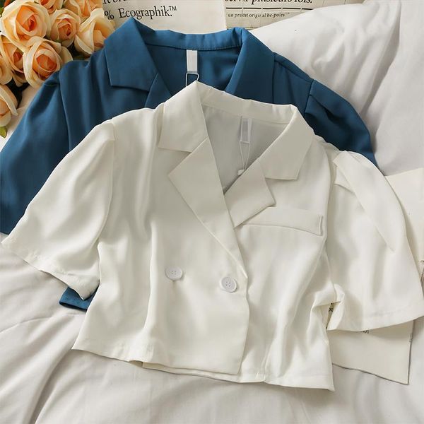 women's blouses & shirts women fashion outdoor casual short sleeves v-neck buttons blouse ladies ol sweet girls student elegant daily b, White
women's blouses & shirts women fashion outdoor casual short sleeves v-neck buttons blouse ladies ol sweet girls student elegant daily b, White