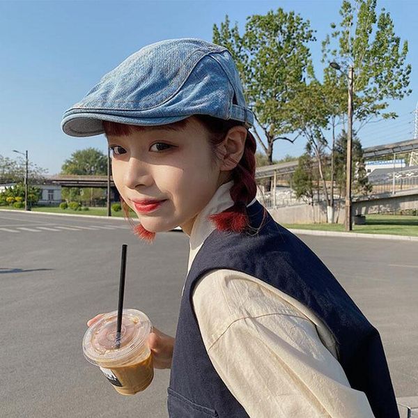 berets denim beret hat vintage jean flat british western style advance ivy hats for women men retro boina snapback baseball caps, Blue;gray
berets denim beret hat vintage jean flat british western style advance ivy hats for women men retro boina snapback baseball caps, Blue;gray
