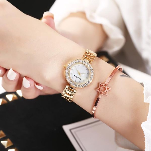wristwatches style fashion watch korean thin steel band casual simple diamond small dial ladies all-match quartz, Slivery;brown
wristwatches style fashion watch korean thin steel band casual simple diamond small dial ladies all-match quartz, Slivery;brown