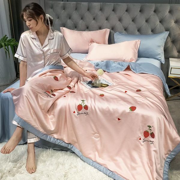 comforters & sets air-conditioning quilt in spring and summer cartoon pattern embroidered thin quilts ice silk cool feeling
comforters & sets air-conditioning quilt in spring and summer cartoon pattern embroidered thin quilts ice silk cool feeling