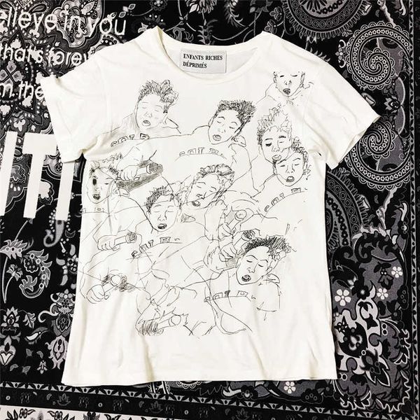 portrait knis erd white short men's and women's high street trend round neck casual half sleeve thin t-shirt 69c3, White;black
portrait knis erd white short men's and women's high street trend round neck casual half sleeve thin t-shirt 69c3, White;black