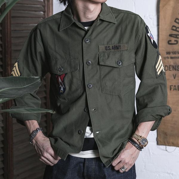 blouses non stock og-107 utility shirts indianhead 2nd infantry division army overshirt, White;black
blouses non stock og-107 utility shirts indianhead 2nd infantry division army overshirt, White;black
