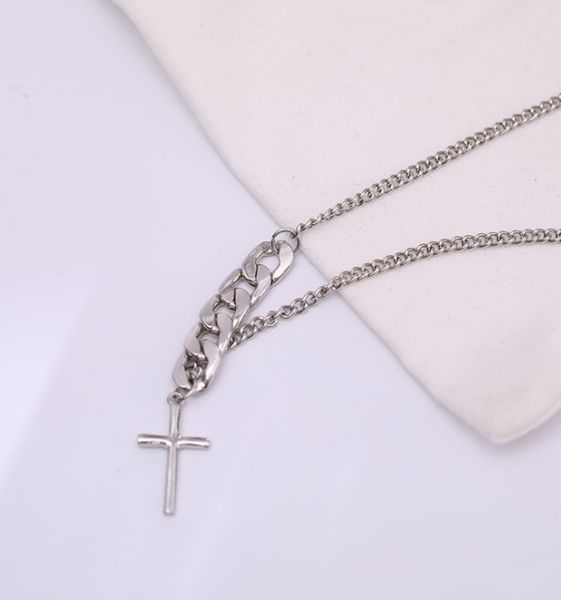 personality punk wind metal chain hip hop cross simple necklace fashion sweater tail, Silver
personality punk wind metal chain hip hop cross simple necklace fashion sweater tail, Silver