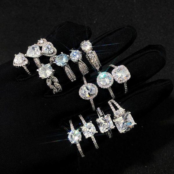 wedding rings diamond engagement for women s925 zircon crystal bridal white gold promise ring trendy marriage jewelry wholesale, Slivery;golden
wedding rings diamond engagement for women s925 zircon crystal bridal white gold promise ring trendy marriage jewelry wholesale, Slivery;golden