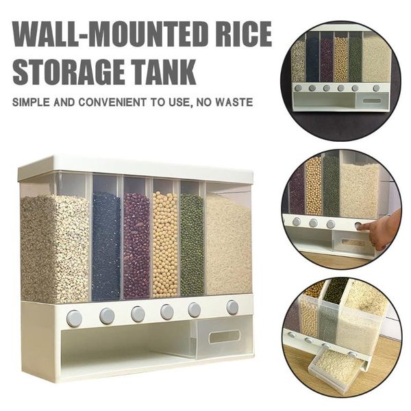 storage tank kitchen easy press container cereal dispenser wall mounted for candy rice 38x32.4x12.6cm quality pp bottles & jars
storage tank kitchen easy press container cereal dispenser wall mounted for candy rice 38x32.4x12.6cm quality pp bottles & jars
