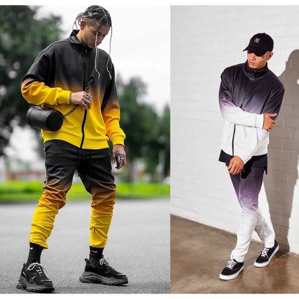 2021 coat new trend cross over leisure sportswear suit men's boutique cardigan gradient top, Gray
2021 coat new trend cross over leisure sportswear suit men's boutique cardigan gradient top, Gray