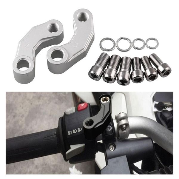 motorcycle mirrors m10*1.5 1pair riser extension brackets adapter for r1200gs lc r1200 aluminum alloy
motorcycle mirrors m10*1.5 1pair riser extension brackets adapter for r1200gs lc r1200 aluminum alloy